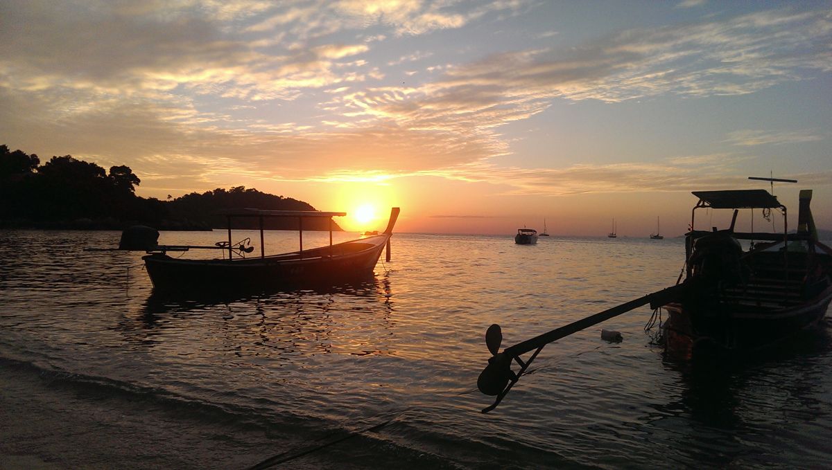 sunset or sunrise