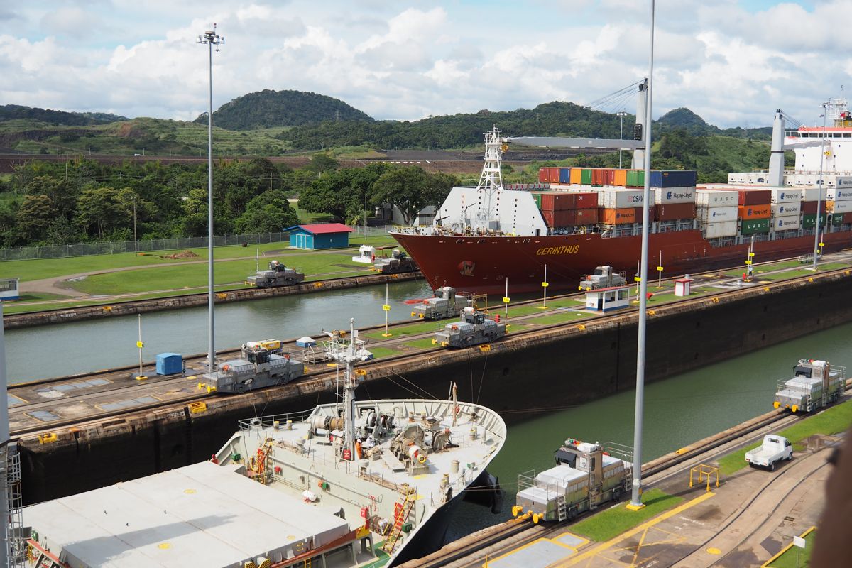 ferry or ship deck