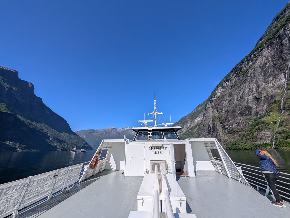 ferry or ship deck