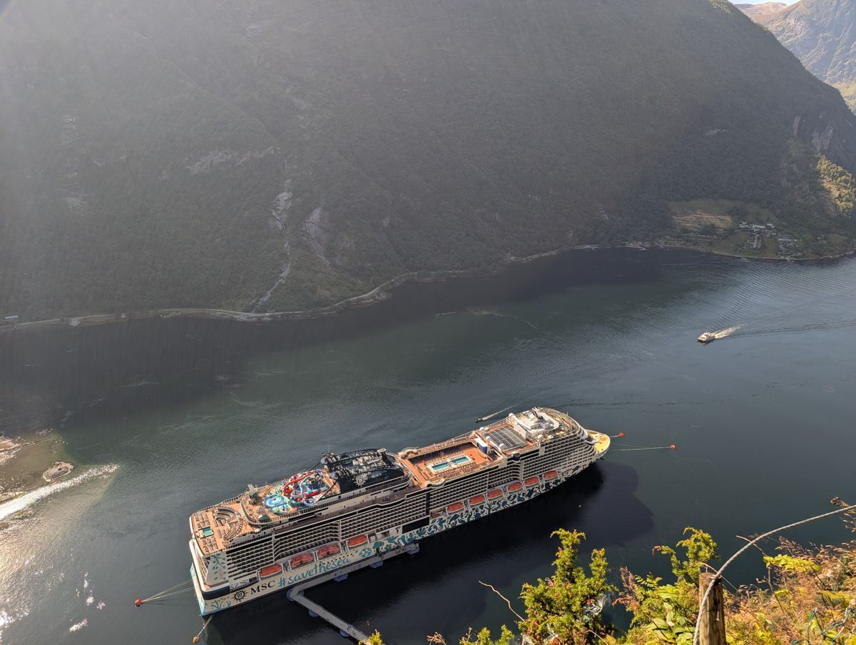 ferry or ship deck